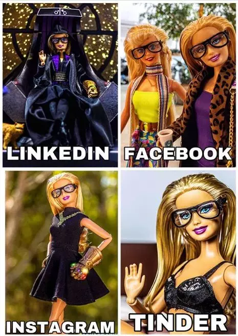 beda profil empat media sosial  Istimewa