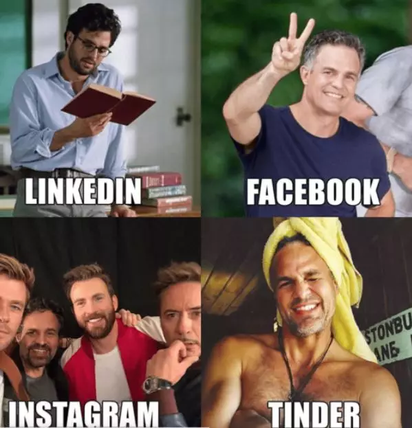 beda profil empat media sosial  Istimewa