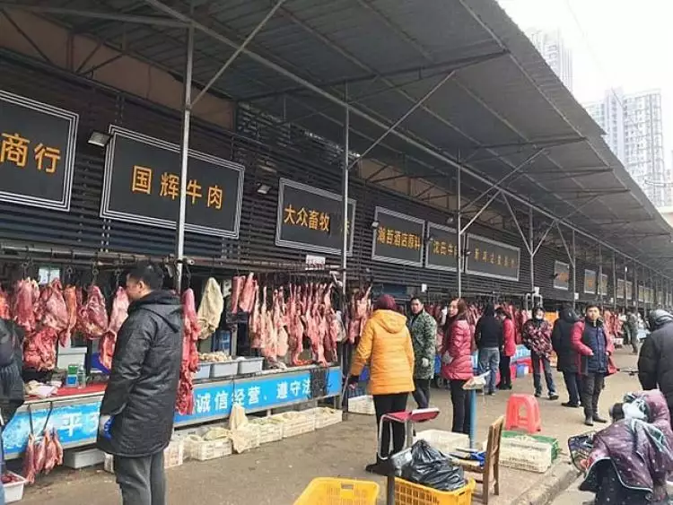 Mengenal pasar hewan di Wuhan, asal muasal virus Corona berkembang