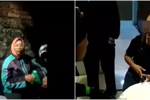 Viral driver ojek online wanita diperlakukan kasar pegawai kafe
