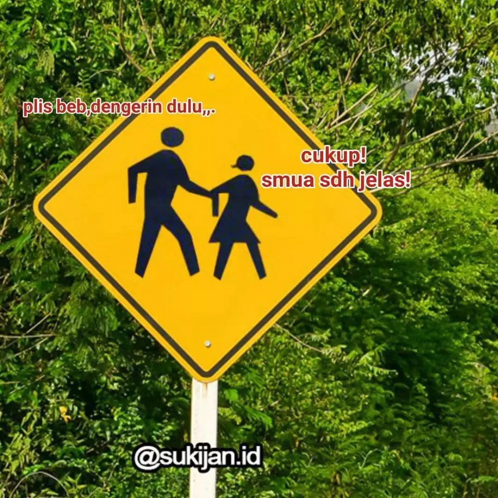 meme lucu papan petunjuk jalan © 2020 1cak.com