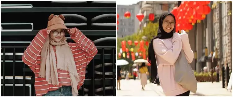 7 Potret Ayu Larasati, mahasiswi yang videonya viral di Wuhan