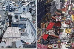 15 Karya dari jeans dibuat bak lukisan ini hasilnya bikin melongo