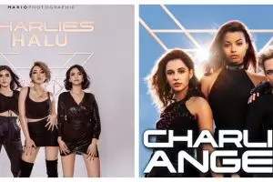 20 Potret seleb tirukan gaya artis lain ini curi perhatian