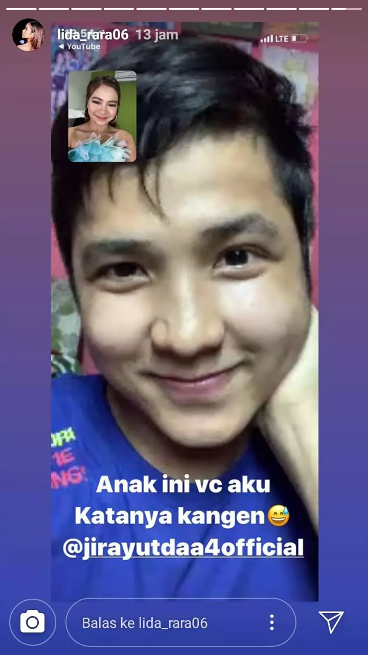 Jirayut dan Rara instagram 