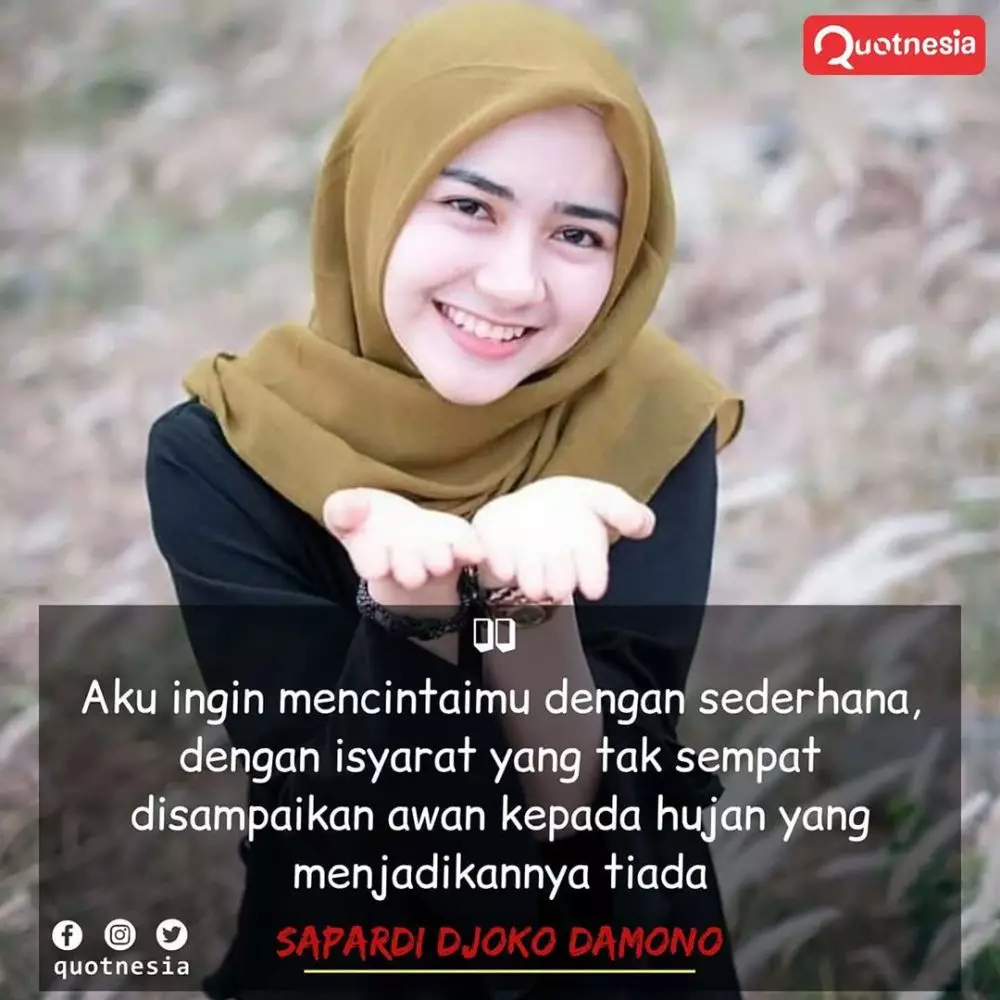quote Sapardi Djoko Damono instagram  quote Sapardi Djoko Damono instagram