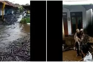 7 Penampakan banjir bandang di Bondowoso, terjang 200 rumah