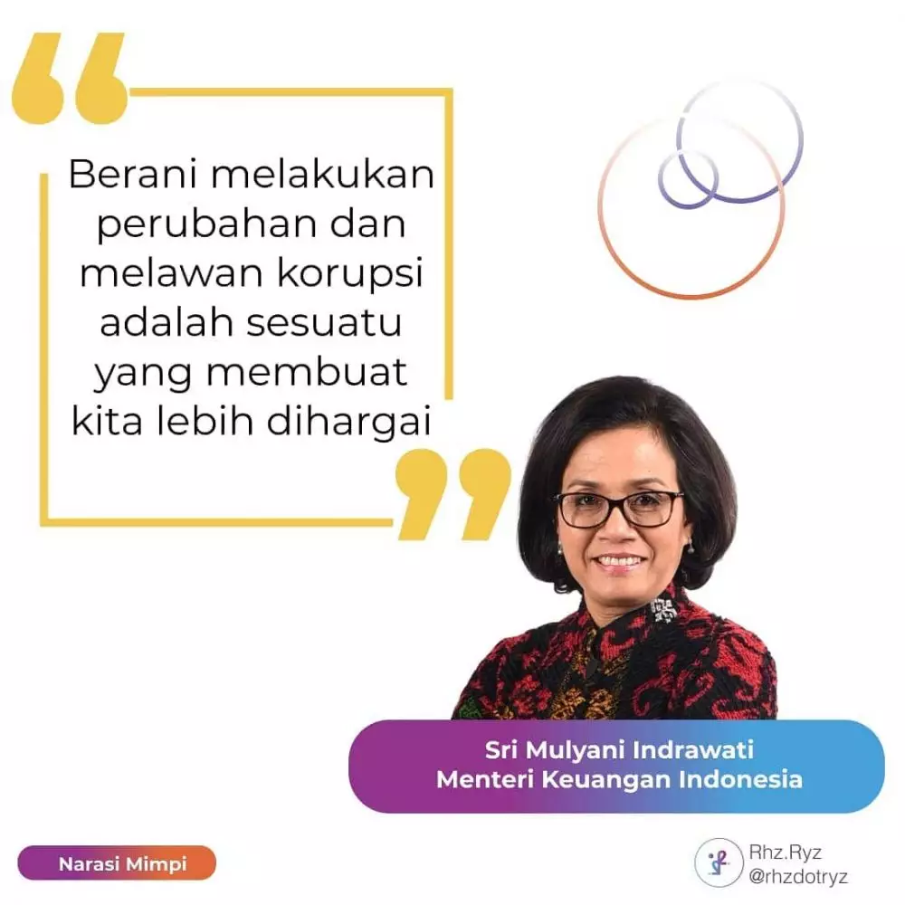 40 Kata-kata quote Sri Mulyani instagram  40 Kata-kata quote Sri Mulyani instagram