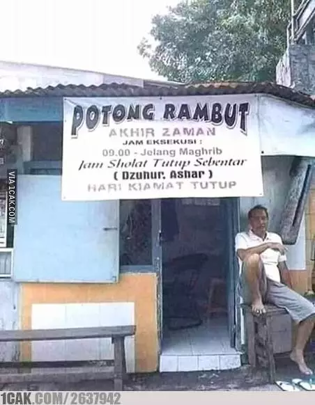 papan nama salon berbagai sumber