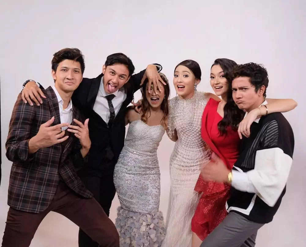 Momen pemain Cinta Karena Cinta di luar syuting Instagram 