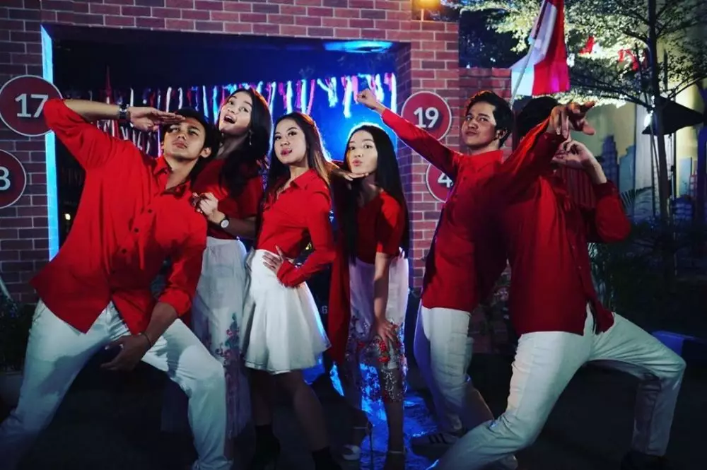 Momen pemain Cinta Karena Cinta di luar syuting Instagram 