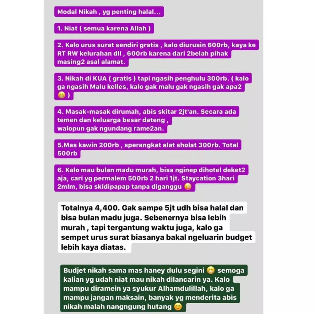 modal pernikahan seleb © 2020 brilio.net