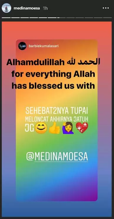 unggahan istri Sajad Ukra instagram 