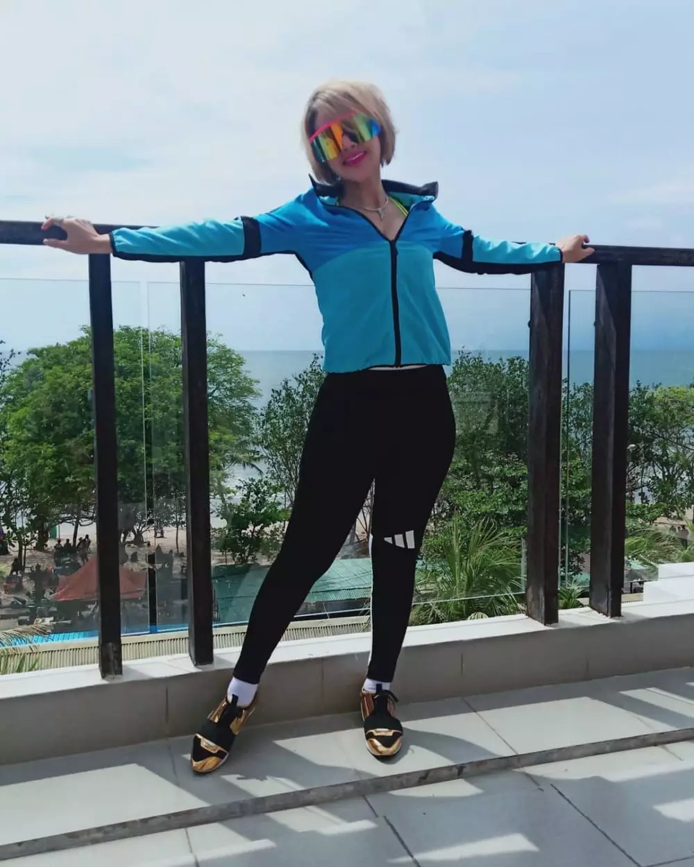 Gaya Barbie Kumalasari saat liburan Instagram/@barbiekumalasari