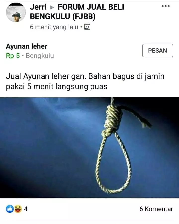 barang dijual di Facebook lucu © 2020 instagram.com