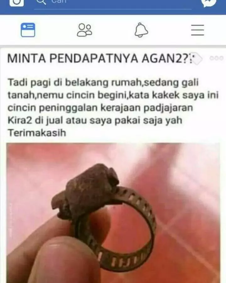 barang dijual di Facebook lucu © 2020 instagram.com