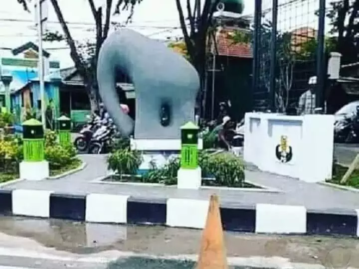 Patung Gresik © 2020 brilio.net