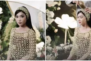 9 Momen siraman Isyana Sarasvati, ekspresinya antimainstream