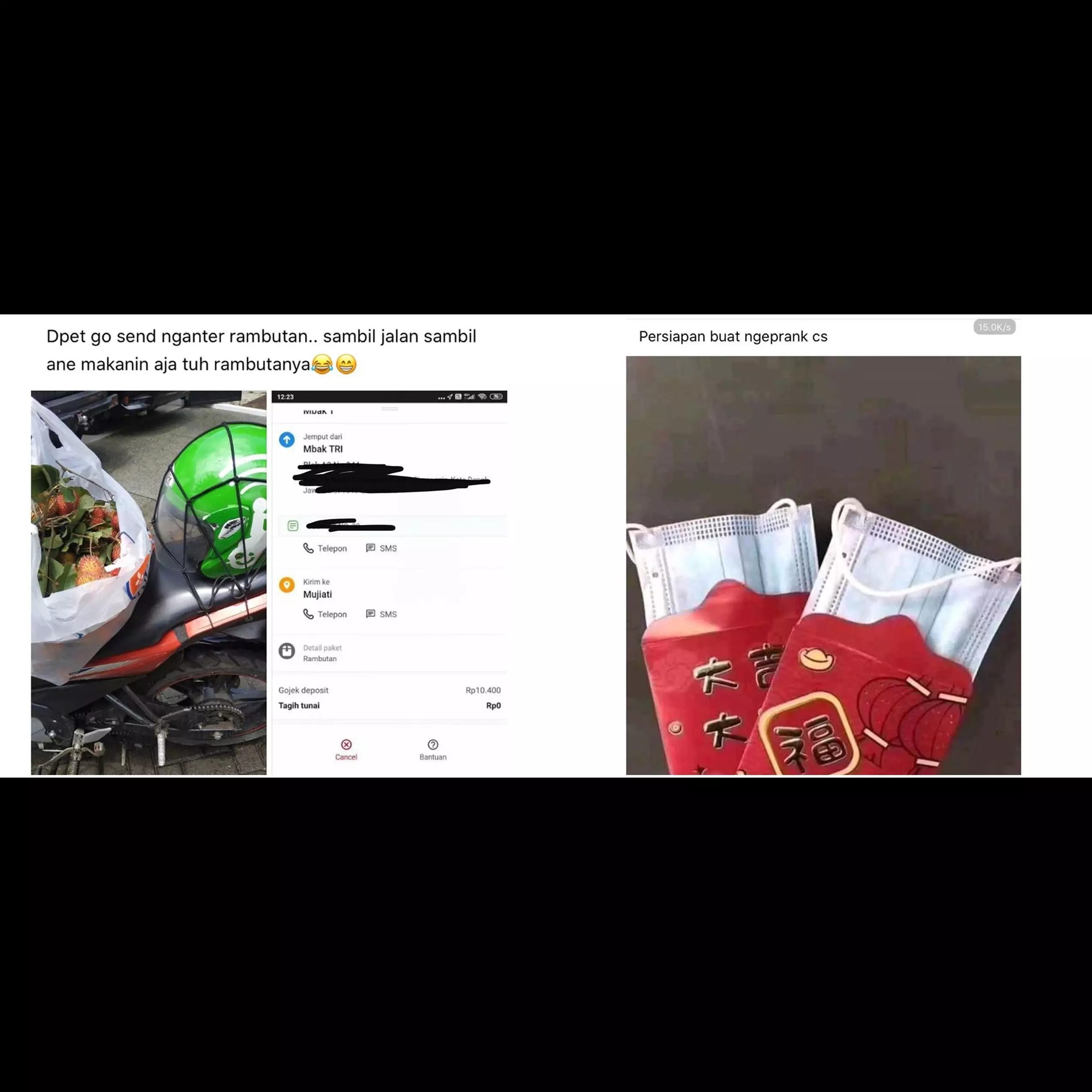 10 Potret kelakuan usil driver ojek online ini lucu banget