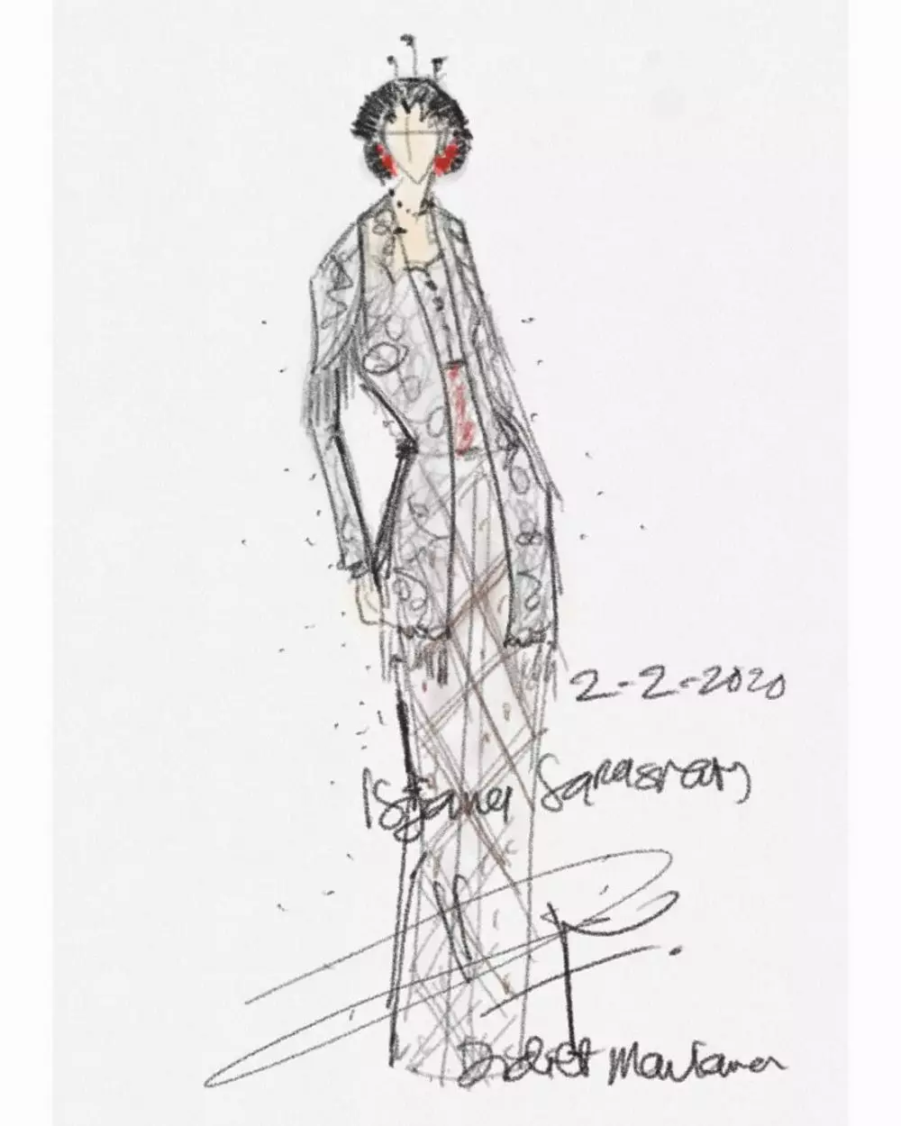 Penampakan detil kebaya Isyana Sarasvati Instagram Penampakan detil kebaya Isyana Sarasvati Instagram