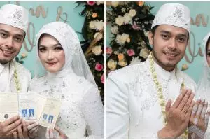 8 Momen pernikahan Ana Riana 'Rinjani TOP', penuh kebahagiaan
