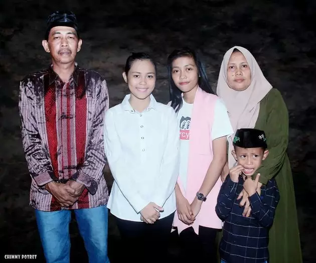 Selfi LIDA dan ayahnya  Instagram 