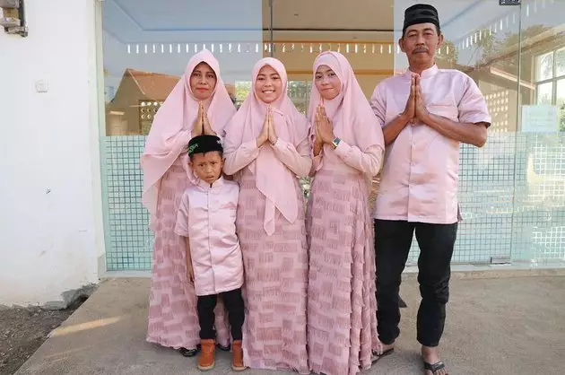 Selfi LIDA dan ayahnya  Instagram 