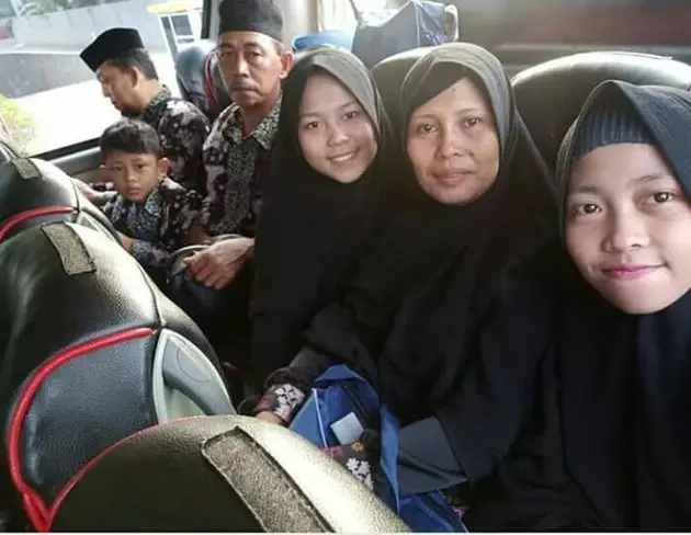 Selfi LIDA dan ayahnya  Instagram 