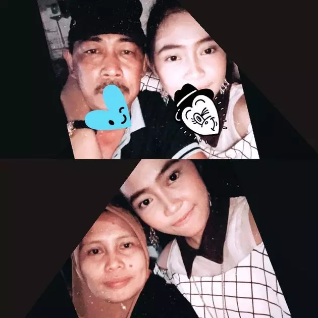Selfi LIDA dan ayahnya  Instagram 