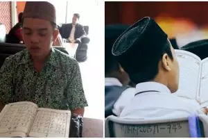 Semangat tukang cukur belajar ngaji ini bikin kagum