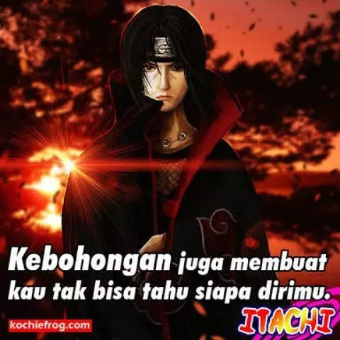 Kata-kata quote Uchiha Itachi instagram 