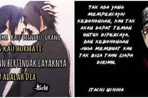 40 Kata-kata quote Uchiha Itachi 'Naruto' paling keren dan bijak