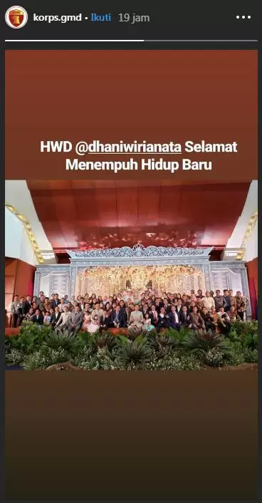 Momen pernikahan sespri Prabowo Instagram  Momen pernikahan sespri Prabowo Instagram