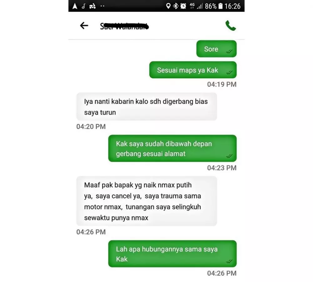 chat lucu tanya atribut © berbagai sumber