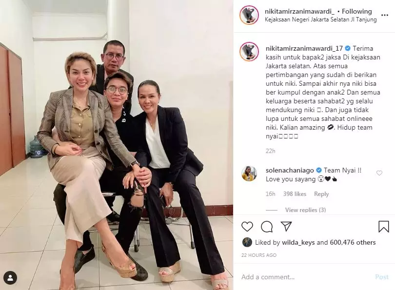 Nikita Mirzani sembunyikan anak  © 2020 brilio.net