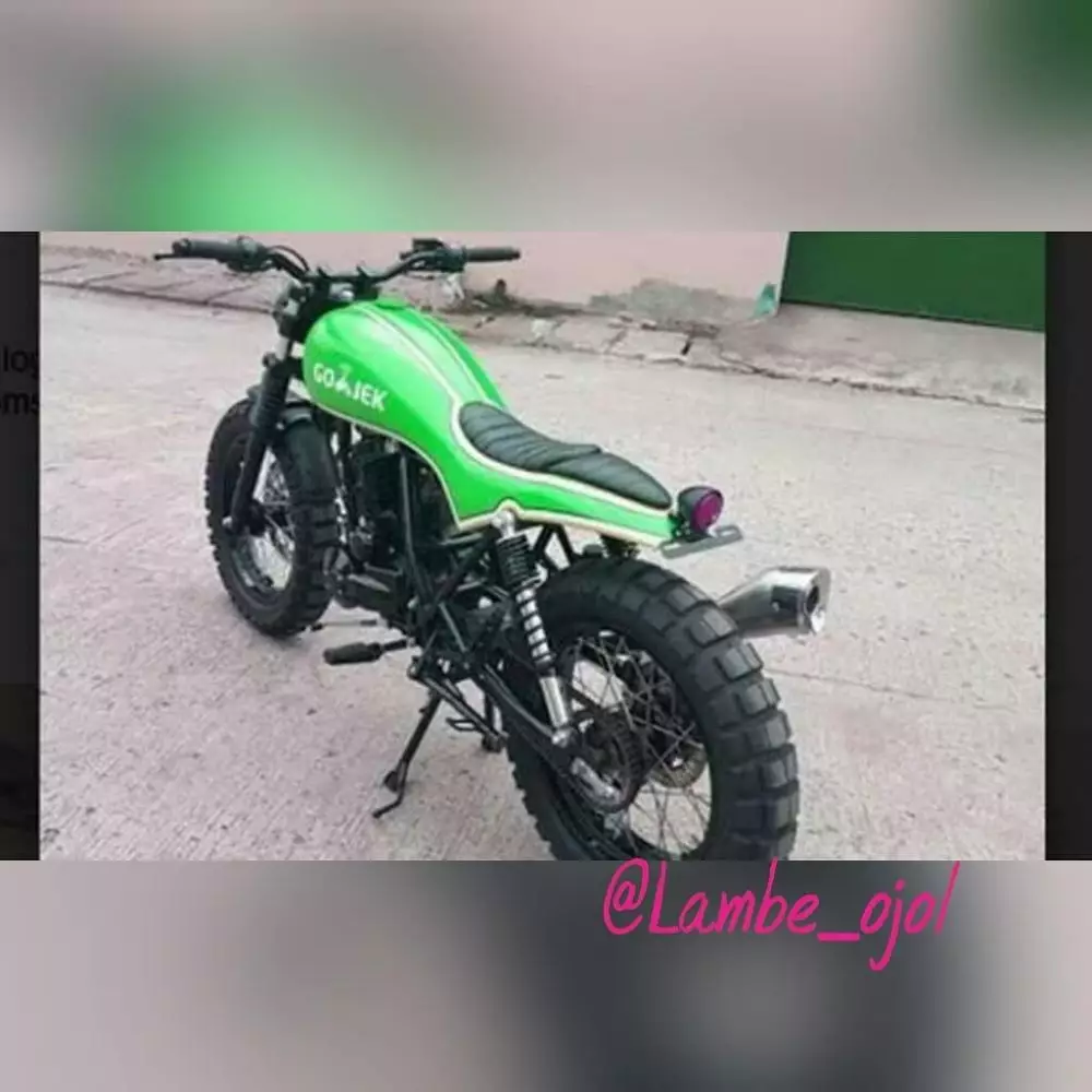 motor unik driver ojek online kocak © 2020 instagram.com