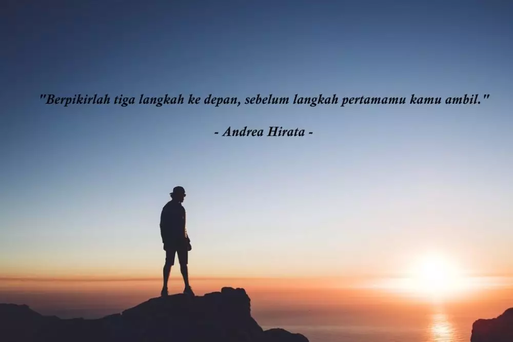 Kata-kata Andrea Hirata © 2020 brilio.net