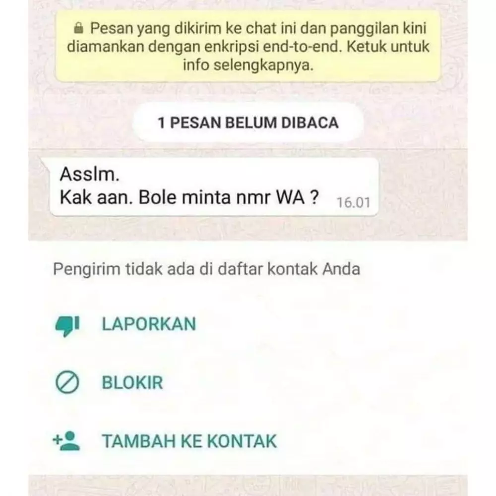 chat WA lucu salah ketik © 2020 instagram.com