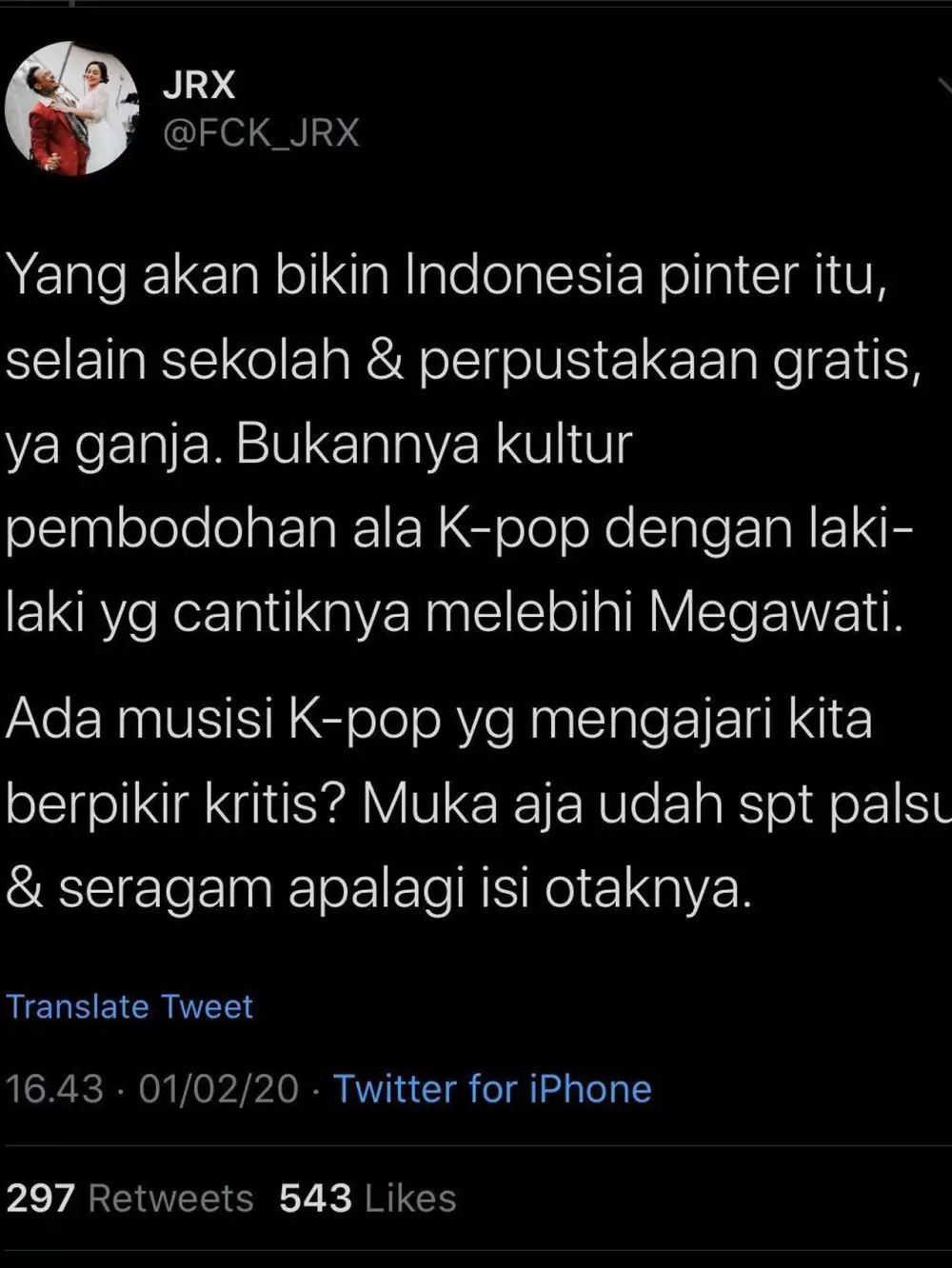 Twitter Jerinx kena suspend  berbagai sumber  Twitter Jerinx kena suspend  berbagai sumber