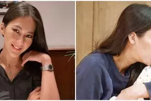 Selfie pertama Paula Verhoeven usai lahiran, parasnya jadi sorotan