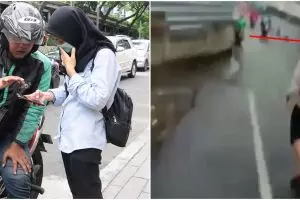 Viral wanita hamil dilarang pesan ojek online di terminal