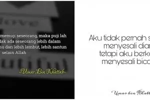 50 Kata-kata quote bijak Islami Umar bin Khattab