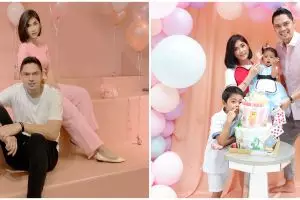 8 Potret kompak keluarga Eva Anindita, si antagonis di Samudra Cinta