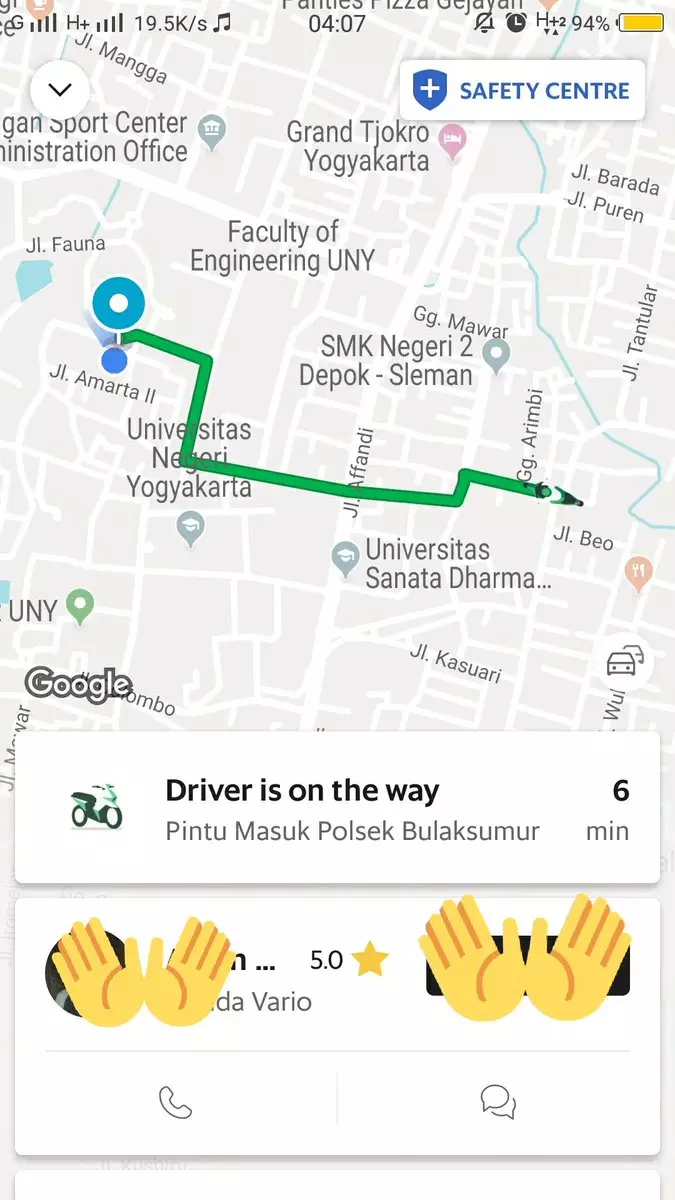 kisah driver ojek online takut klitih © Twitter/@mylen23_ kisah driver ojek online takut klitih © Twitter/@mylen23_