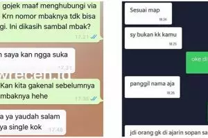 8 Chat pelanggan ojek online terlanjur ngegas, bikin emosi