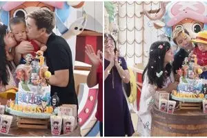 8 Momen ultah anak Marcus Gideon, kostumnya jadi sorotan