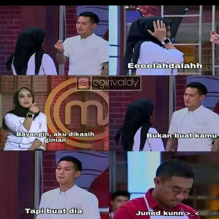 meme lucu gombalan ala MasterChef © 2020 instagram.com