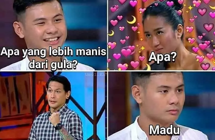 meme lucu gombalan ala MasterChef © 2020 instagram.com