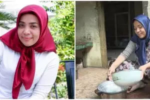 5 Potret dapur kotor di rumah Muzdalifah, jadi sorotan