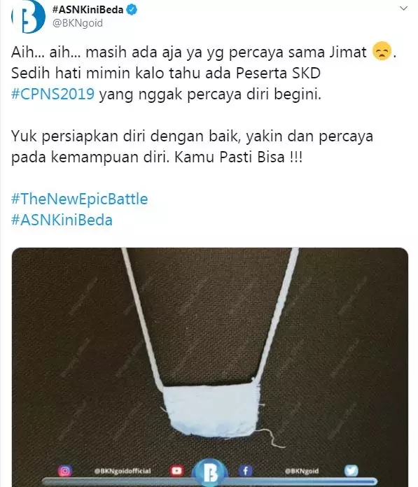 Temuan jimat CPNS  berbagai sumber 